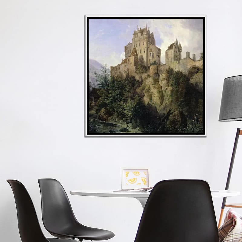 iCanvas "Eltz Castle " by Domenico II Quaglio Framed Canvas Print Bed